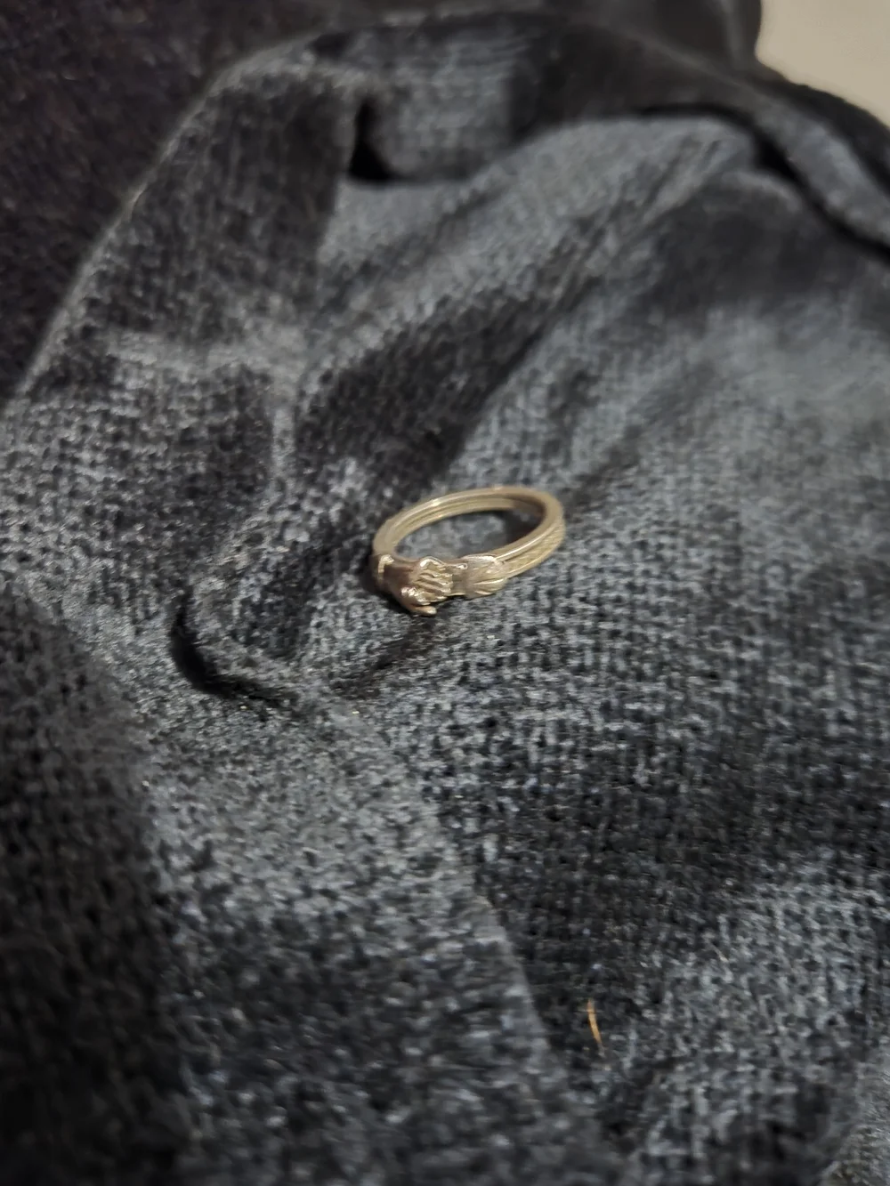 Antique Gimmel Ring With Paper - Picture 5 of 10
